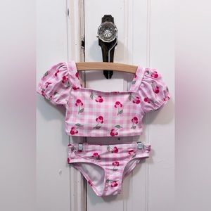 Minnie Mouse puff sleeve bikini